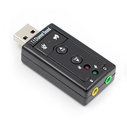 7,1 externe USB Soundkarte USB zu Jack 3,5mm Kopfhörer Audio Adapter Micphone Soundkarte - www.shoppingkoenig.de